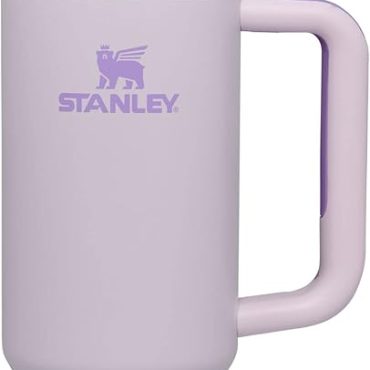 ستانلي كوب ستانلي H2.0 مصنوع من الستانلس ستيل مناسب للمياه والشاي المثلج والقهوة والسموذي 40 Oz،لون Orchid