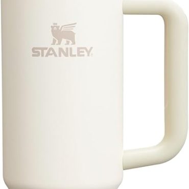 كوب ستانلي أدفنتشر سيريز H2.0 من الفولاذ المقاوم للصدأ مع العزل الفراغي، سعة 887 مل - لون بيج 2.0