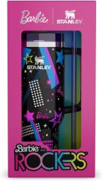 ⁦ستانلي كوب The Barbie X إصدار محدود باللون 80s Rockers مصنوع من الفولاذ المقاوم للصدأ 40 oz⁩ - الصورة ⁦3⁩